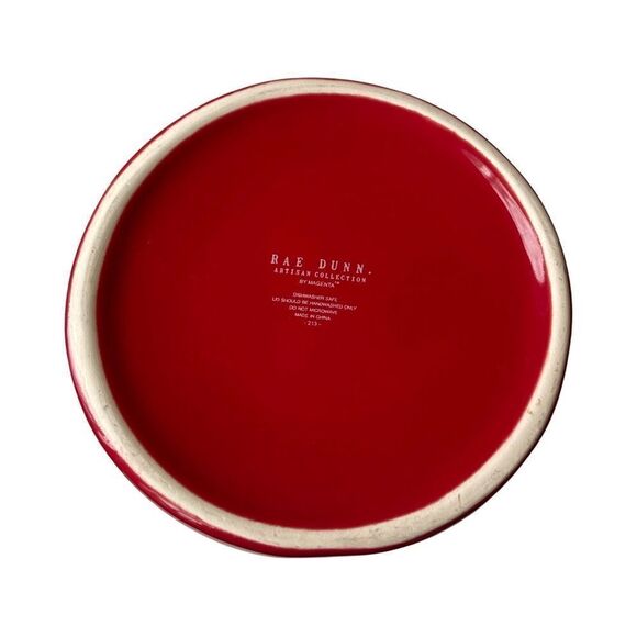 Rae Dunn “Holiday Cheer” Large Gnome Snack Cookie Canister w/ Topper NWOT - Picture 12 of 12